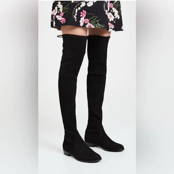 Stuart Weitzman Lowland Suede Thigh-High Boots sz 8