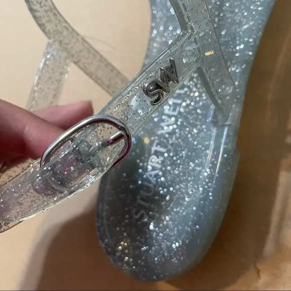 Stuart Weitzman Millie Jelly Flat Sandals NEW​​​