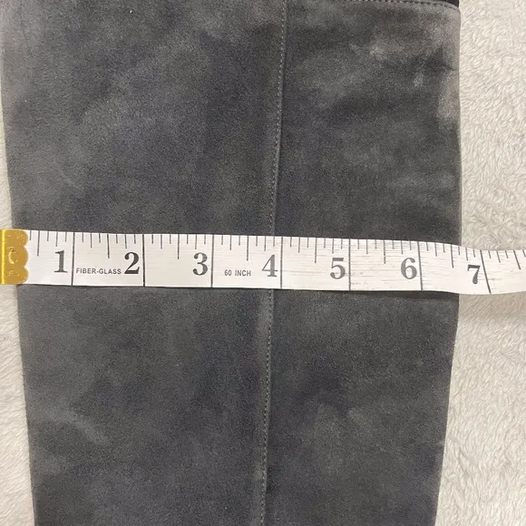 Stuart Weitzman Over-the-Knee Boots Gray Suede Women’s Size 7