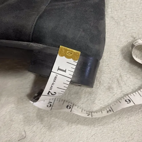 Stuart Weitzman Over-the-Knee Boots Gray Suede Women’s Size 7