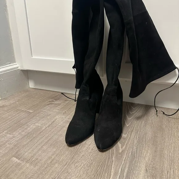 Stuart Weitzman Over the Knee Suede Boots sz 9