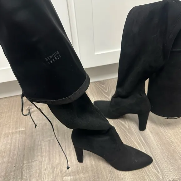 Stuart Weitzman Over the Knee Suede Boots sz 9