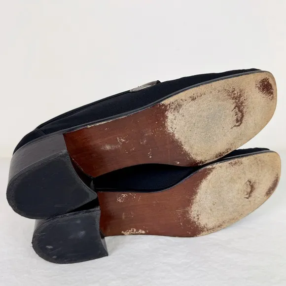 Stuart Weitzman Vintage Black and Brown Loafers