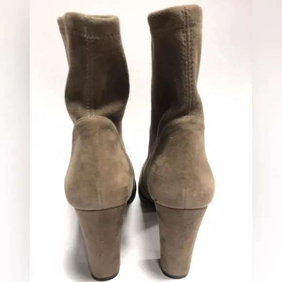 Stuart Weitzman Women’s Highland Brown Suede Bootie Size 10M