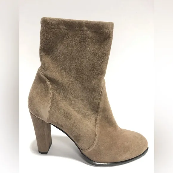 Stuart Weitzman Women’s Highland Brown Suede Bootie Size 10M