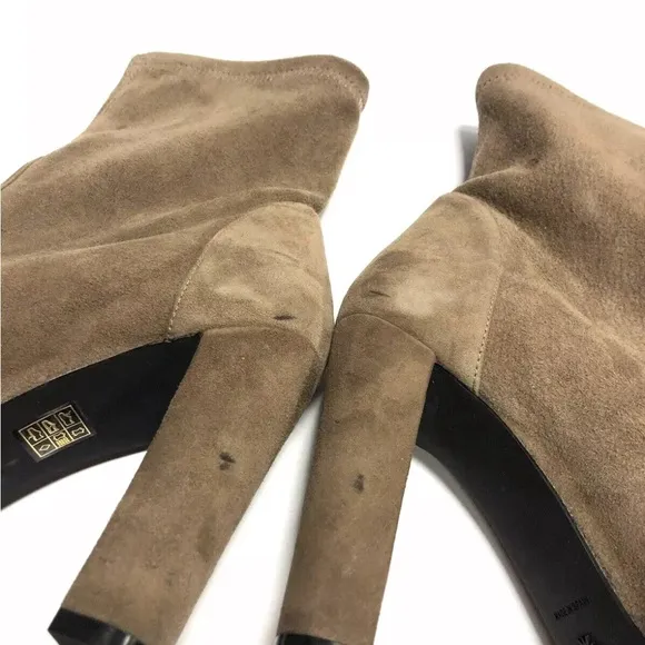 Stuart Weitzman Women’s Highland Brown Suede Bootie Size 10M