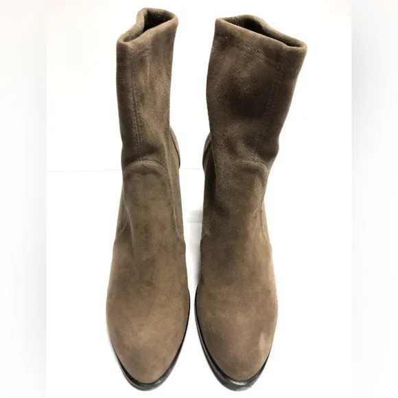Stuart Weitzman Women’s Highland Brown Suede Bootie Size 10M