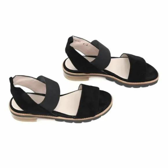 Stuart Weitzman Womens Topical Flat Sandals Black