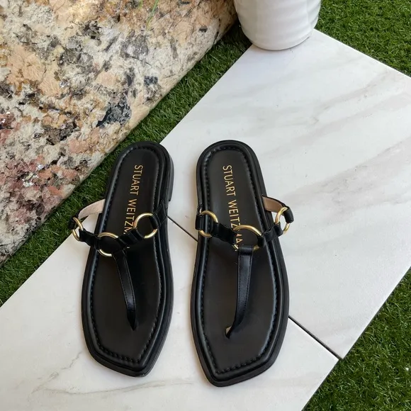 Stuart WeitzmanLalita Flat Sandals size 36.5