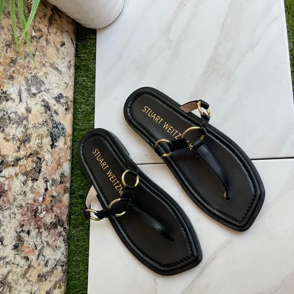 Stuart WeitzmanLalita Flat Sandals size 36.5