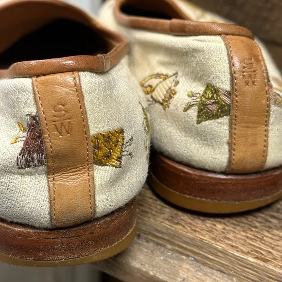 Stubbs &amp; Wootton Embroidered Loafers – Size 5.5