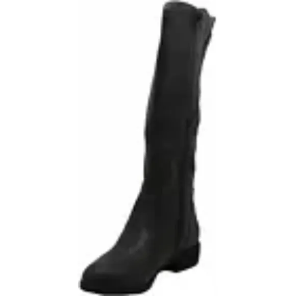Style &amp; Co. Milah Women's Brown Leather Almond Toe Knee High Tall Riding Boot 5