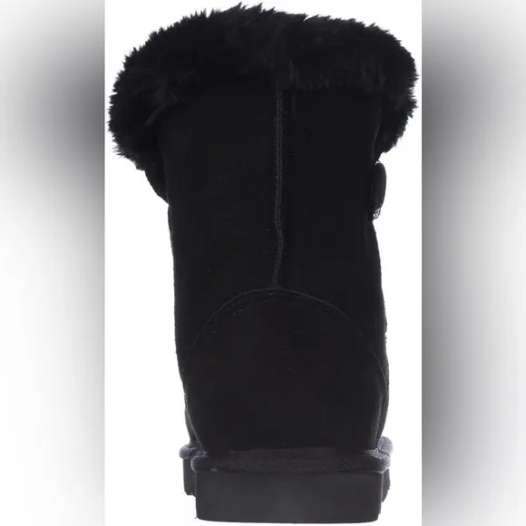 Style &amp; Co. Womens TINY2 Suede Boots - Black - Size 9 - New in Box