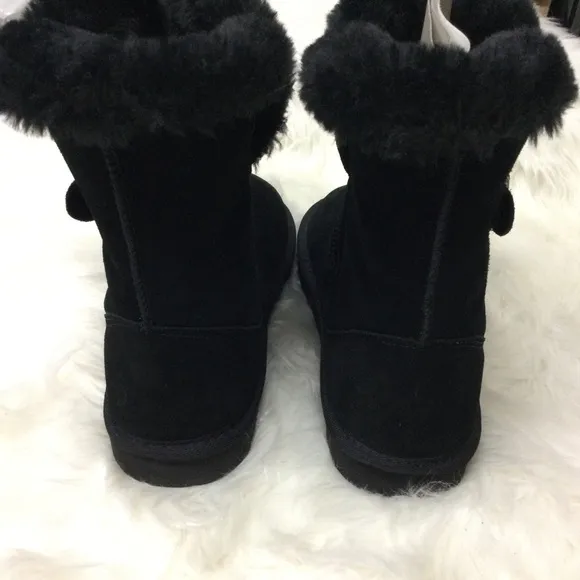 Style &amp; Co. Womens TINY2 Suede Boots - Black - Size 9 - New in Box