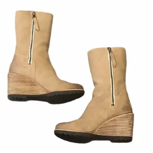 Suede Sorel Wedge Boots