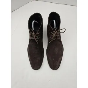 Suit Supply Chukka Suede Brown Men's EU 41 narrow width boots