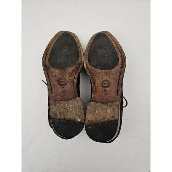 Suit Supply Chukka Suede Brown Men's EU 41 narrow width boots