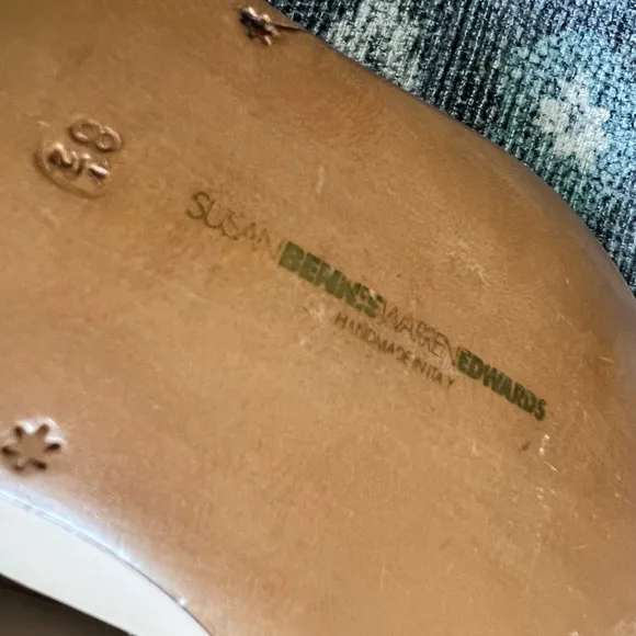 Susan Bennis Warren Edwards Italian Handmade Southwest loafers