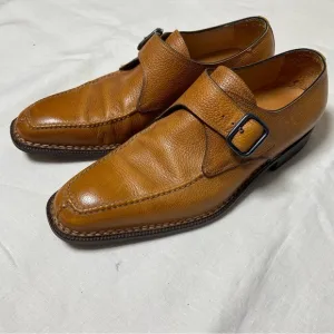 Sutor Mantellassi Monk Strap Leather Loafers