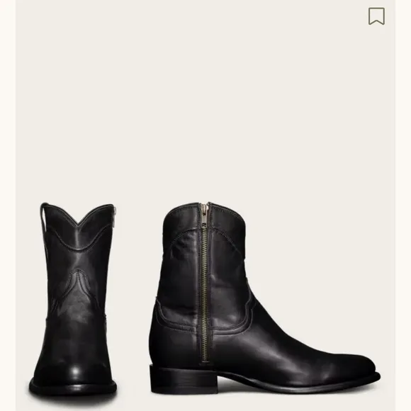 Tecovas Black Leather Men's Boots Sz. 12