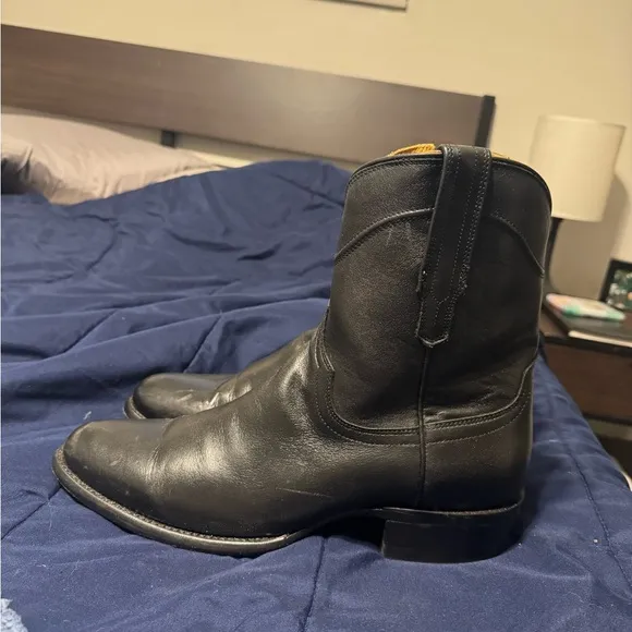 Tecovas Black Leather Men's Boots Sz. 12