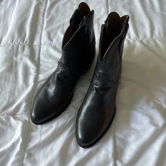 Tecovas Dean Cowboy Boots - Midnight Black