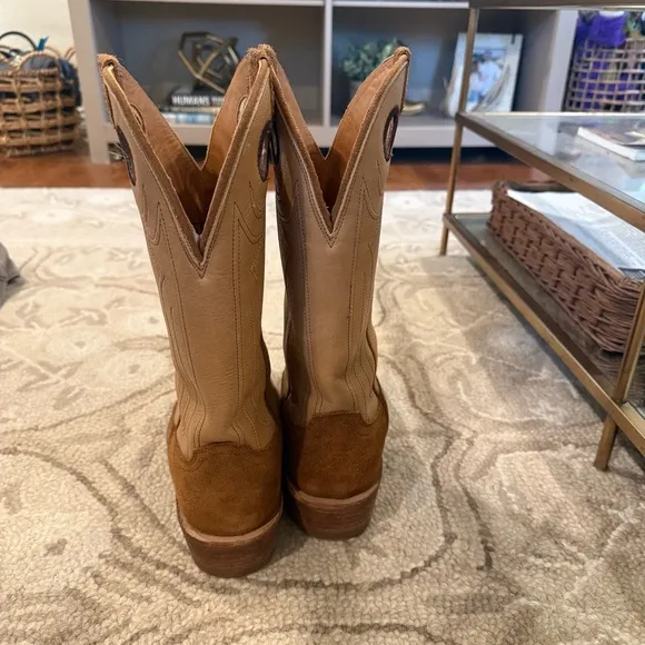 Tecovas Prescott Boots Sandstone Suede