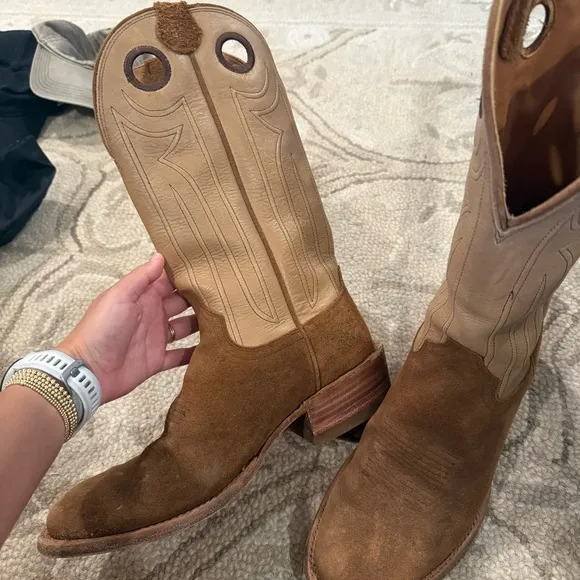 Tecovas Prescott Boots Sandstone Suede