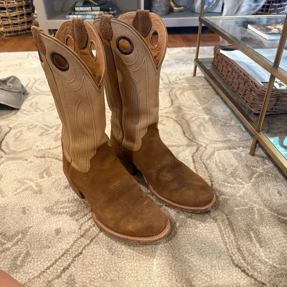 Tecovas Prescott Boots Sandstone Suede