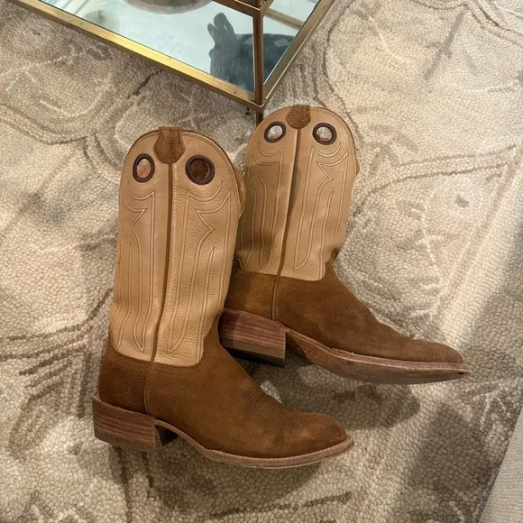 Tecovas Prescott Boots Sandstone Suede