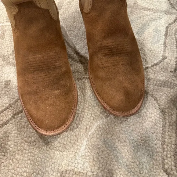 Tecovas Prescott Boots Sandstone Suede