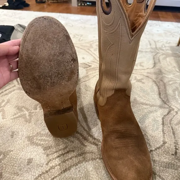 Tecovas Prescott Boots Sandstone Suede