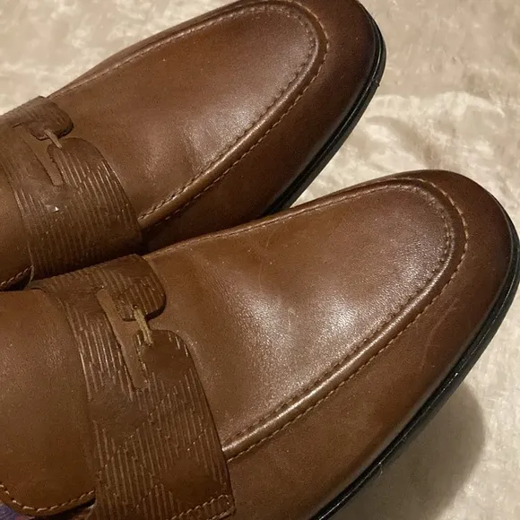Ted Baker Adlerrc Debossed Leather Saddle Loafer