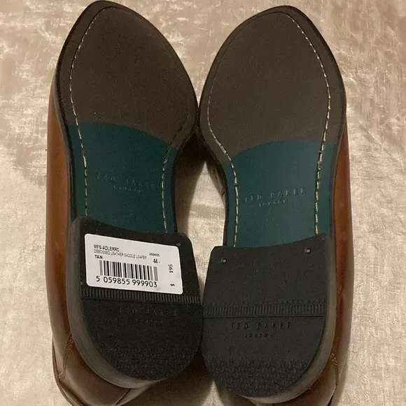 Ted Baker Adlerrc Debossed Leather Saddle Loafer