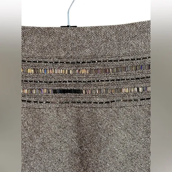 Ted Baker Embellished Wool Blend Tiered Mini Skirt |Classic Elegance