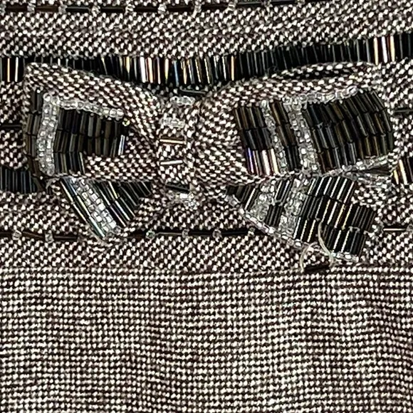 Ted Baker Embellished Wool Blend Tiered Mini Skirt |Classic Elegance