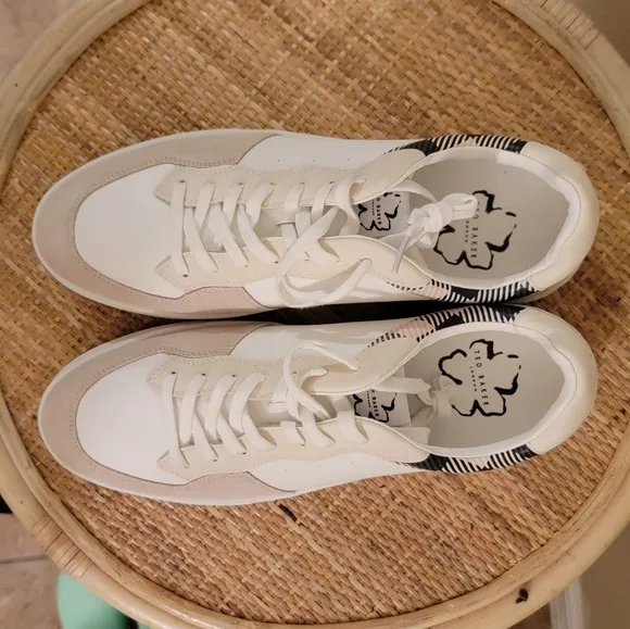 TED BAKER HOUSE CHECK SNEAKERS
