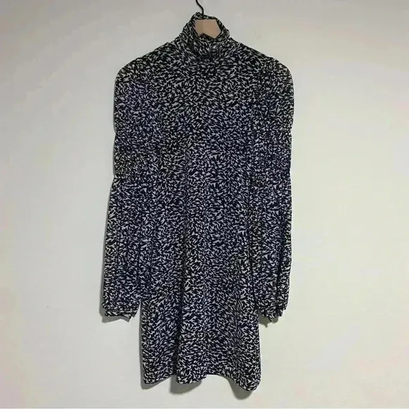Ted Baker London Granett High Neck Printed Mini Dress Size 1
