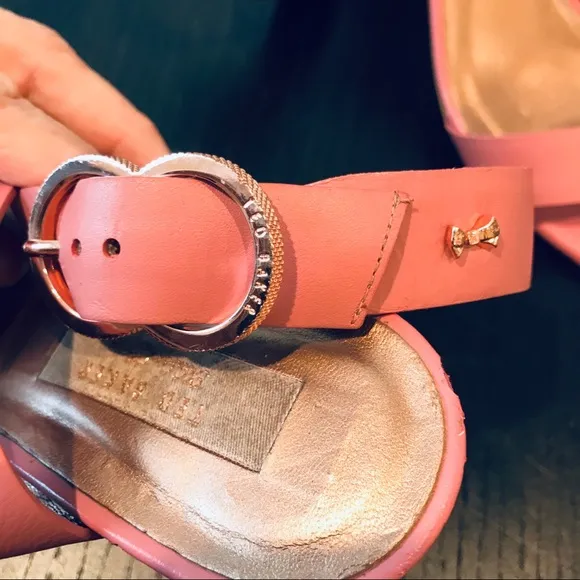 Ted Baker London|Modern Glam Pink Heeled Sandals