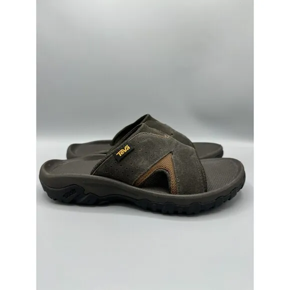 TEVA Men's Katavi 2 Water-Resistant Slide Sandals, Bungee Cord, Size 7