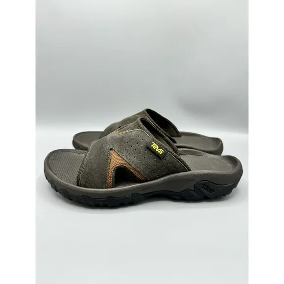 TEVA Men's Katavi 2 Water-Resistant Slide Sandals, Bungee Cord, Size 7
