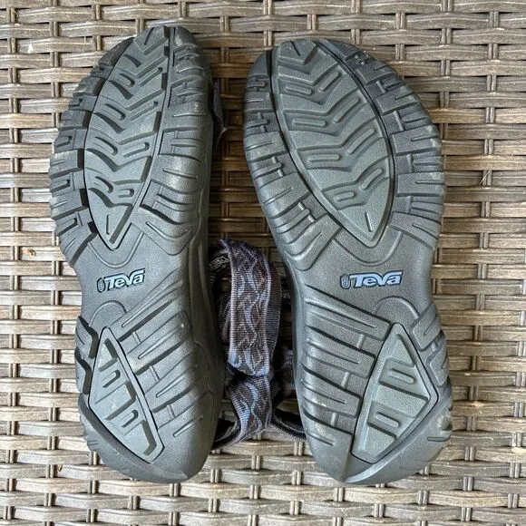 Teva Men’s Sandals Waterproof Shoes 4156 Size US 9 Hurricane Blue Sport