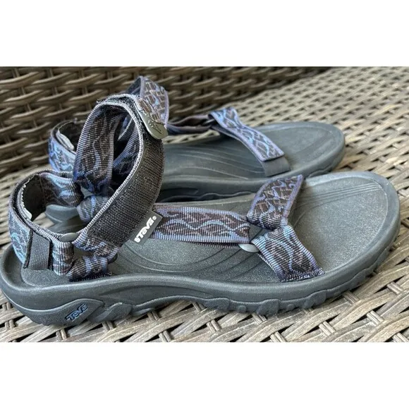 Teva Men’s Sandals Waterproof Shoes 4156 Size US 9 Hurricane Blue Sport