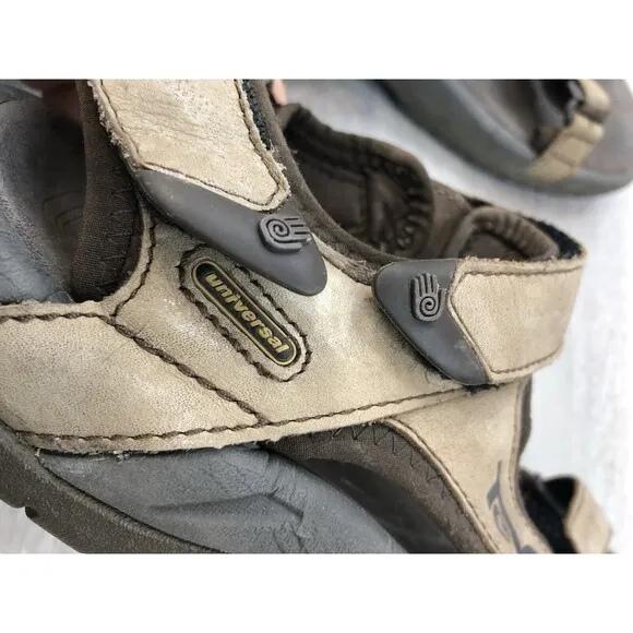 Teva Tanza Men's Shoes Brown Leather Waterproof Sports Hiking Sandals 1000183 9