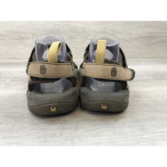 Teva Tanza Men's Shoes Brown Leather Waterproof Sports Hiking Sandals 1000183 9