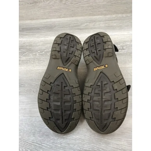 Teva Tanza Men's Shoes Brown Leather Waterproof Sports Hiking Sandals 1000183 9