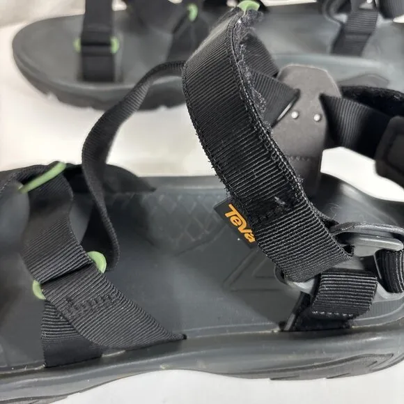 Teva Terra Fi 5 Sport Sandals Black Men's 12 Waterproof Trail Hiking QuickDry