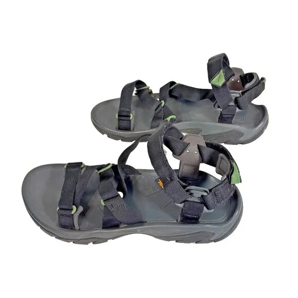 Teva Terra Fi 5 Sport Sandals Black Men's 12 Waterproof Trail Hiking QuickDry
