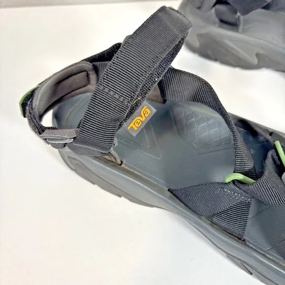 Teva Terra Fi 5 Sport Sandals Black Men's 12 Waterproof Trail Hiking QuickDry