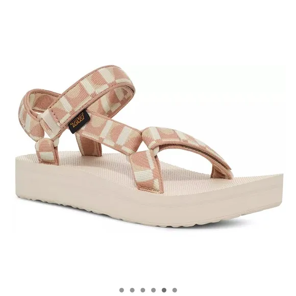 Teva Women's Size 8 Midform Universal Sandals Brown Sugar Tan NWT Platform